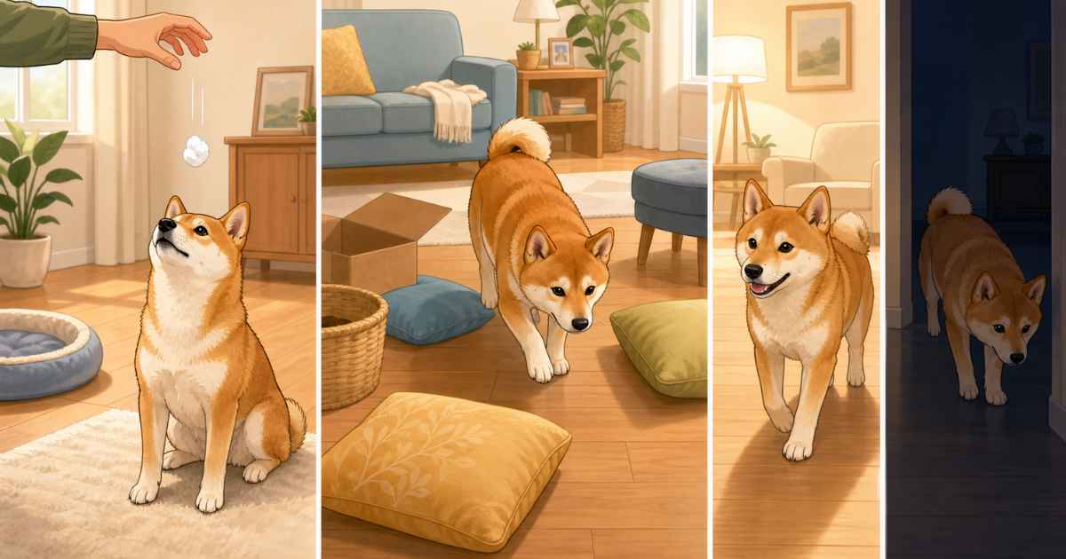 ご家庭でできる愛犬の視力チェック