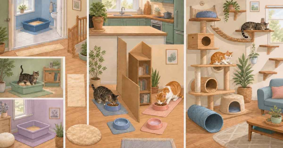 多頭飼いのための猫の環境設計ルール